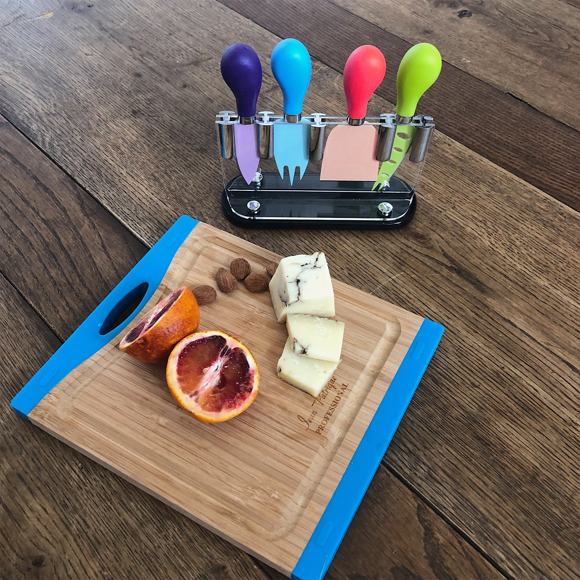 Vibrant Cheese Knife Set & Block