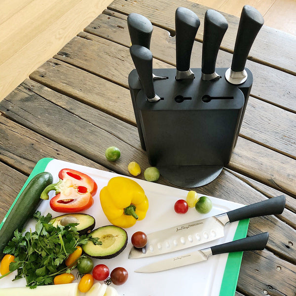 Chef's Knife Set & Knife Block - 7 Piece