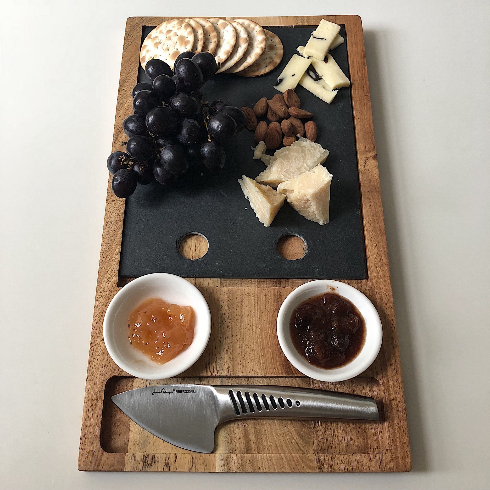 Slate Cheese Board & Cheese Knife Set