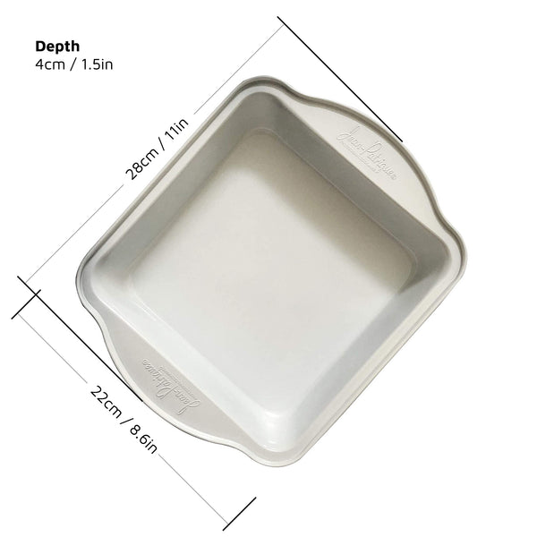 Eco-Cook Non-Stick Ceramic Square Cake Pan - 27cm