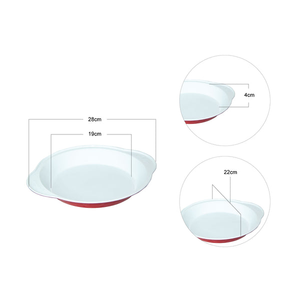 Eco-Cook Non-Stick Ceramic Cake Tin - 28cm