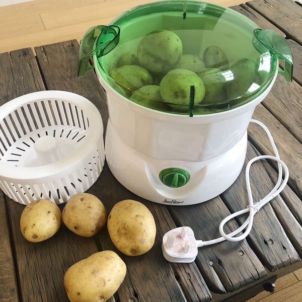 Automatic Electric Potato Peeler Auto Potatoes Peeling Kitchen Machine Easy  Wash