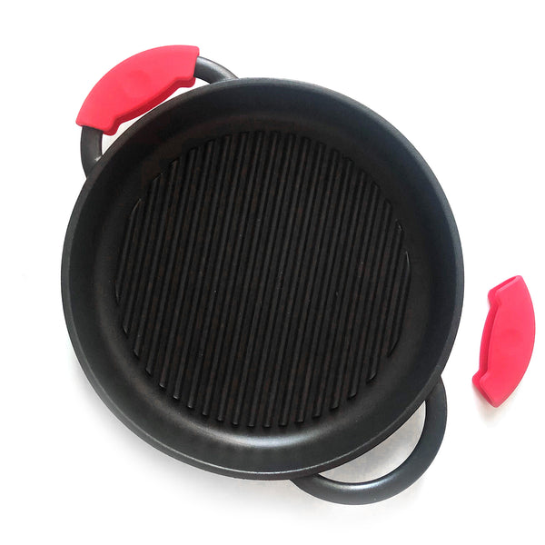 The Whatever Pan - Cast Aluminium Griddle Pan with Glass Lid by Jean  Patrique