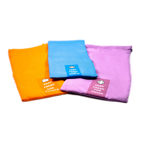 Set of 3 Onion/Potato/Garlic Preserving Bags
