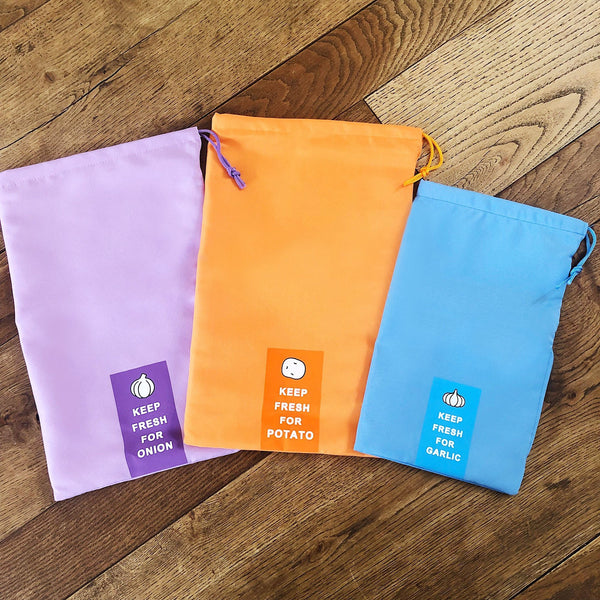 Set of 3 Onion/Potato/Garlic Preserving Bags