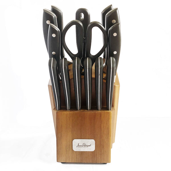 Emeril Stainless Steel Kitchen Knife Set - 14-Piece with Sharpener