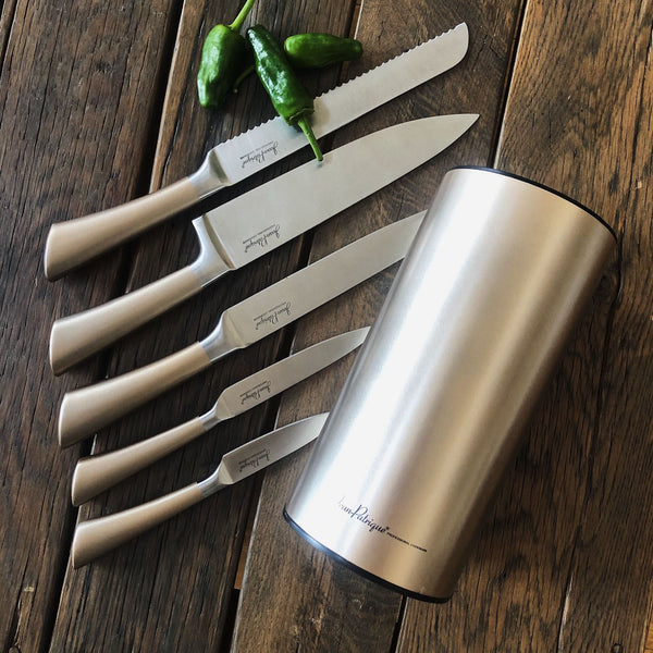 Midas Collection 5 Piece Knife Set with Block