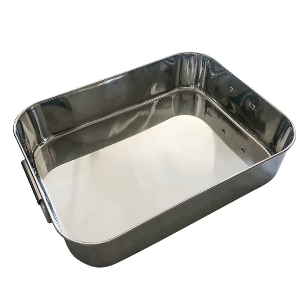 Stainless Steel Roaster Pan with Serving Rack Box