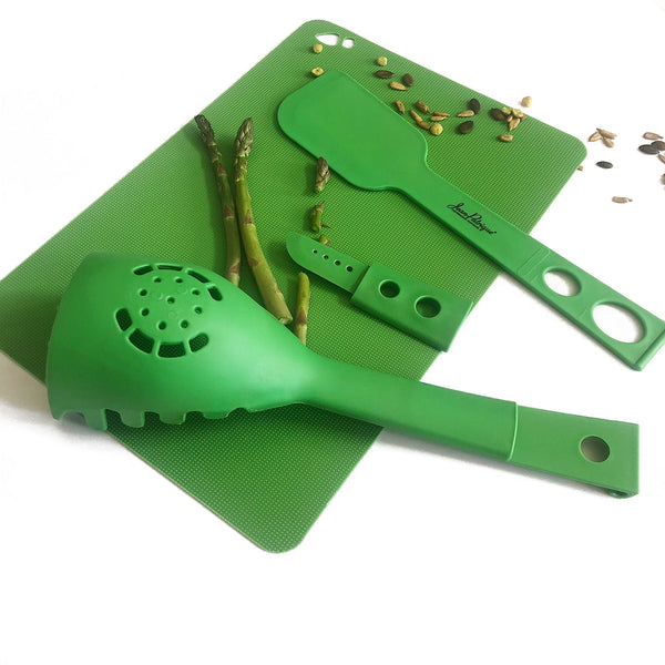 8 in 1 Strainer Ladle - Green