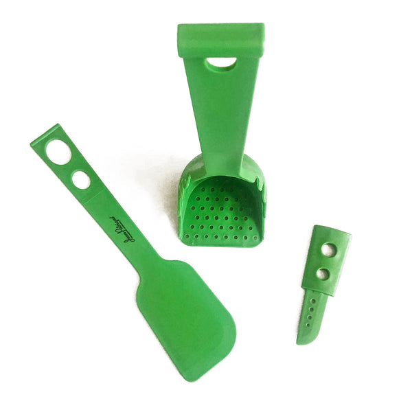 8 in 1 Strainer Ladle - Green