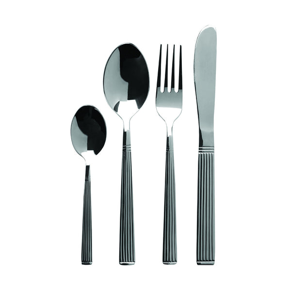 16 Piece Stripes Cutlery Set
