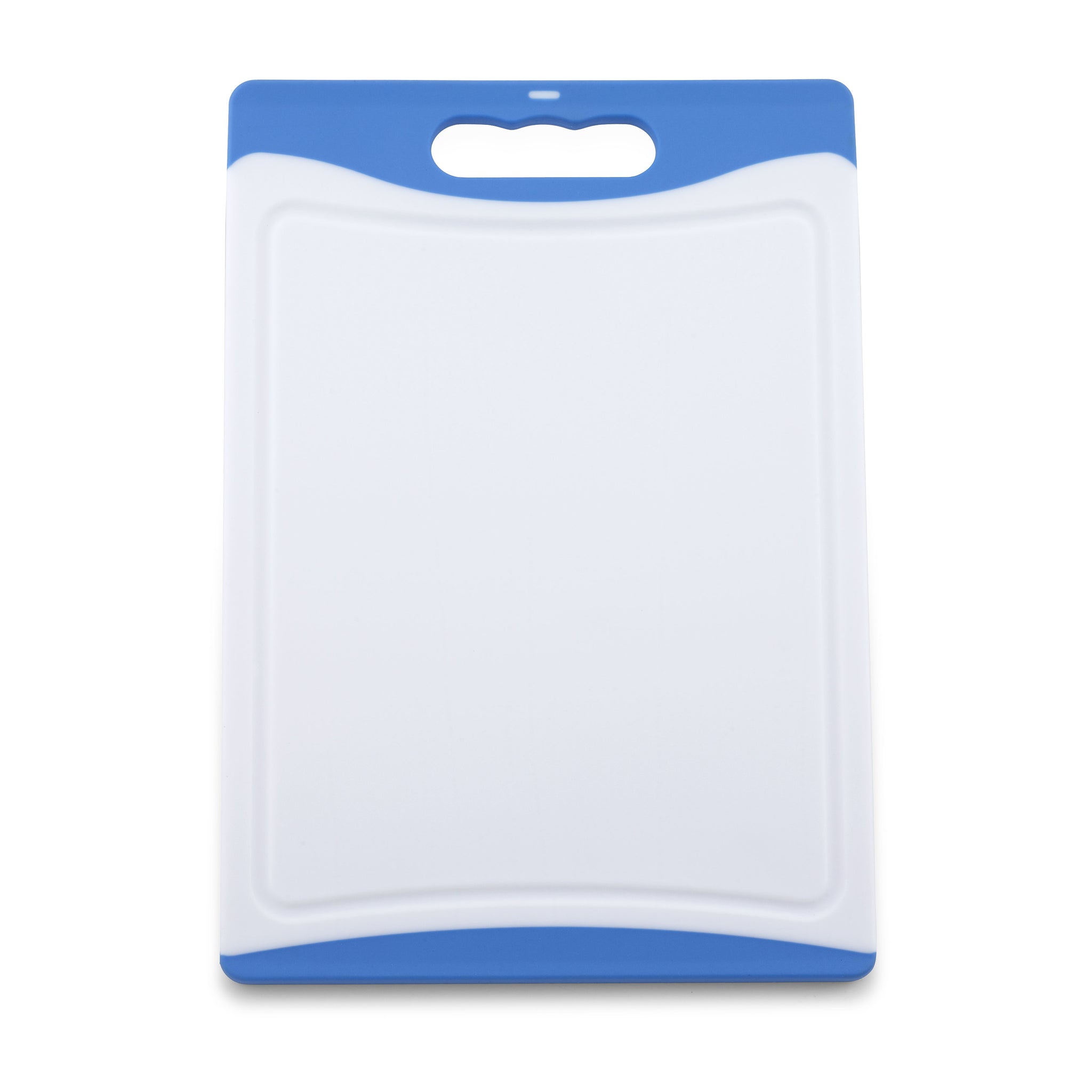 Small Plastic Chopping Board 29 cm, in Blue, Dishwasher Safe - Professional Cookware by Jean Patrique