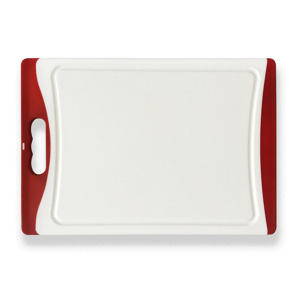 Medium Plastic Chopping Board - Red 36cm
