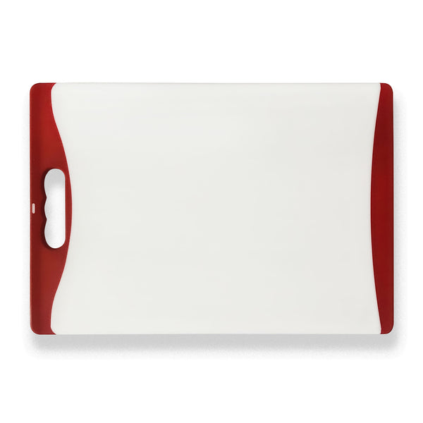 Medium Plastic Chopping Board - Red 36cm