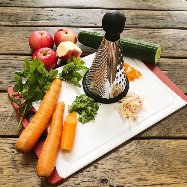 Medium Plastic Chopping Board - Red 36cm