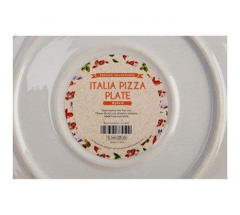 Large Italia Pizza Plate