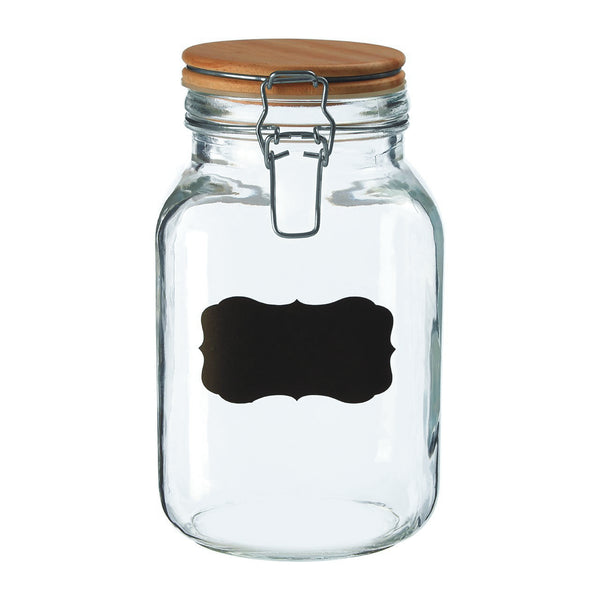 Grocer Wooden Lid Storage Jar