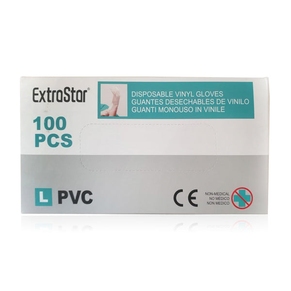 Disposable Vinyl Gloves (M or L) (10p per glove)