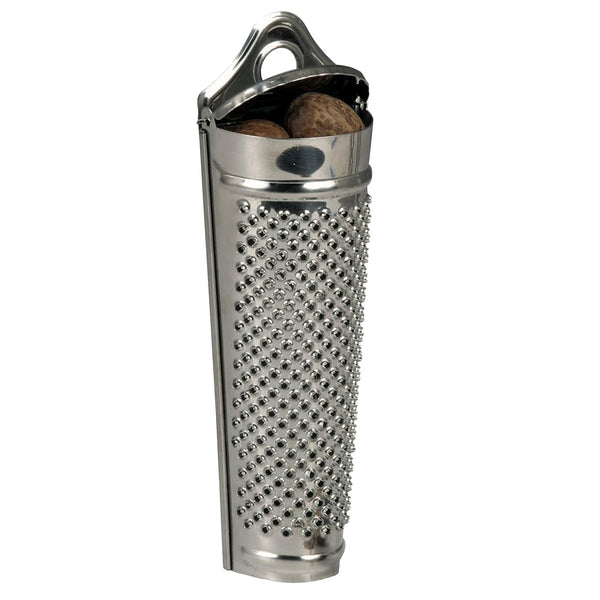 Stainless Steel Spice & Nutmeg Grater & Storer