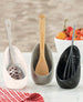 Speckled Upright Earthenware Spoon Rest