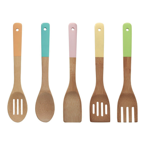 Bamboo 5 Piece Kitchen Utensil Set