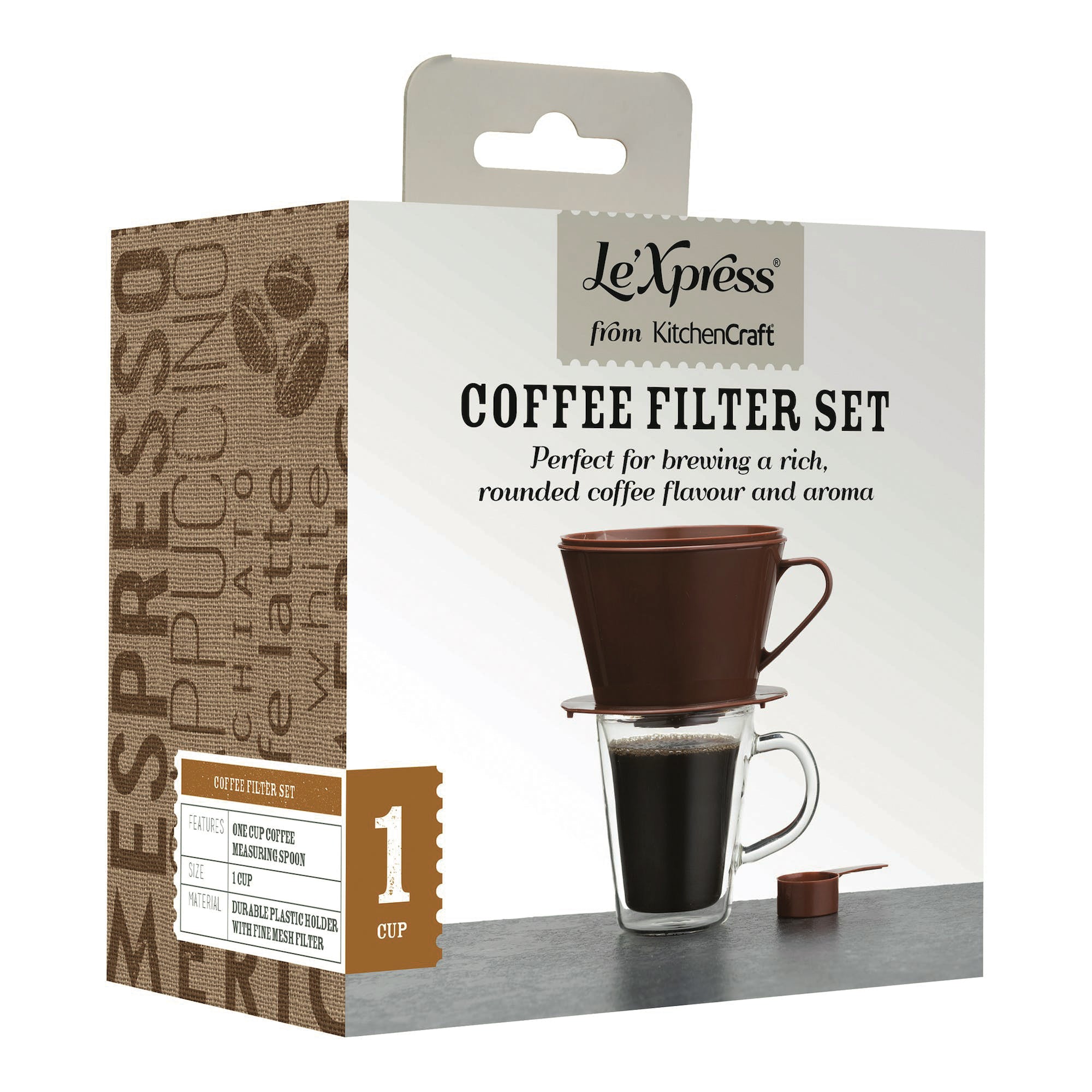 Le’Xpress Coffee Filter and Measuring Spoon Set