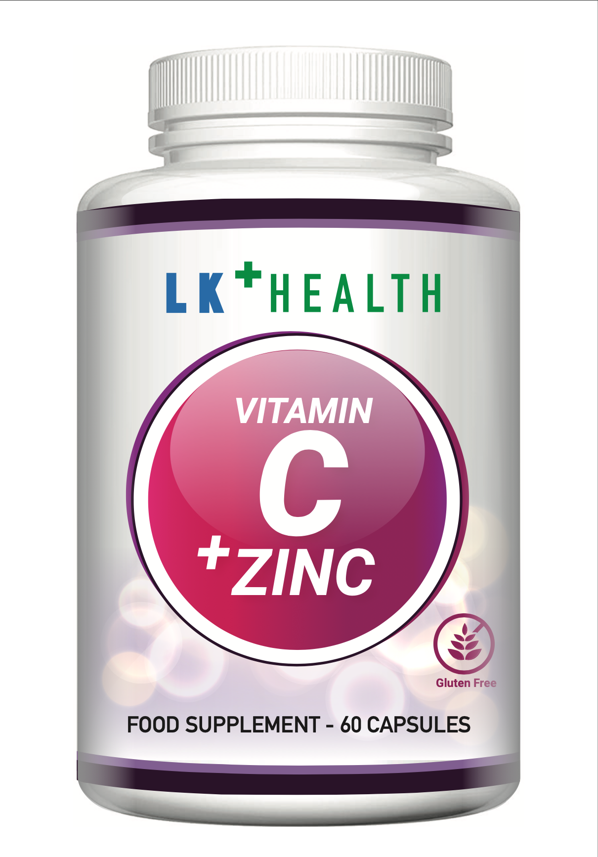 Vitamin C + Zinc - 60 Capsules