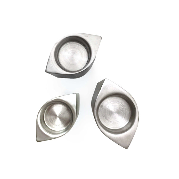 Set of 3 S/Steel Tealight Holders
