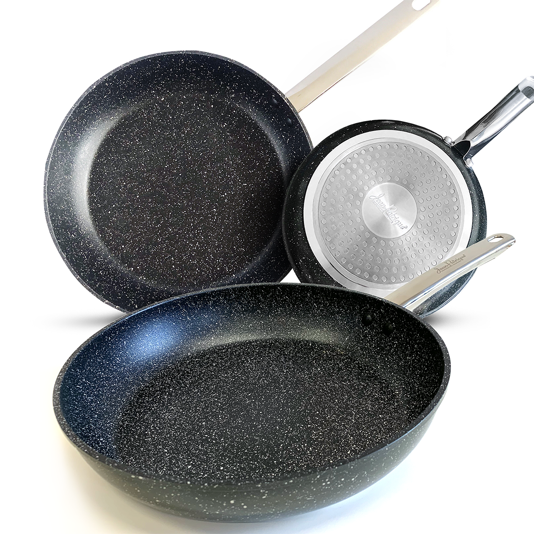 Stonetastic Granite Non-Stick Frying Pans (Set of 3)