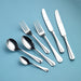 Rattail 58-Piece Stainless Steel Cutlery Set