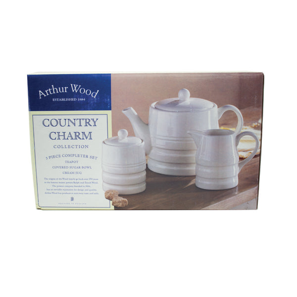 Arthur Wood Country Charm 3 Piece Tea Set