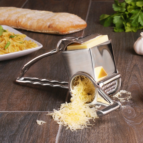 Master Class Stainless Steel Rotary Cheese Grater