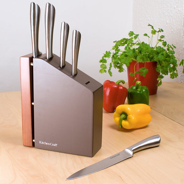 Dunas 5pce Knife Set & Block
