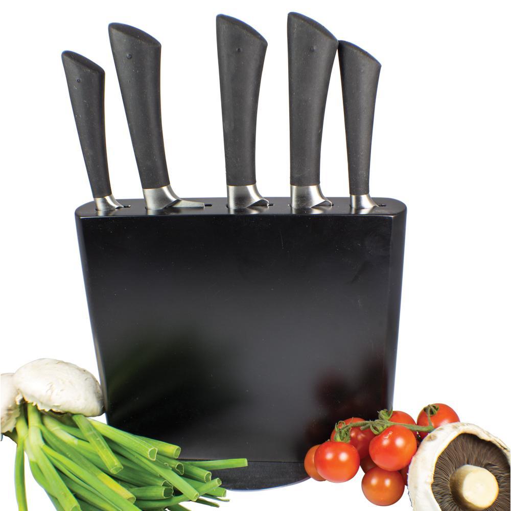 5 Piece Knife Set & Black Block