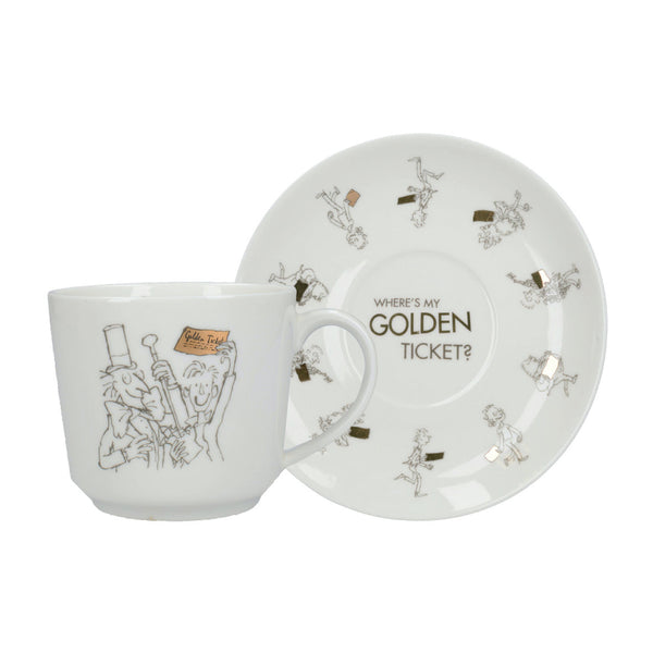 Roald Dahl Charlie & Chocolate Factory Tea Cup & Saucer