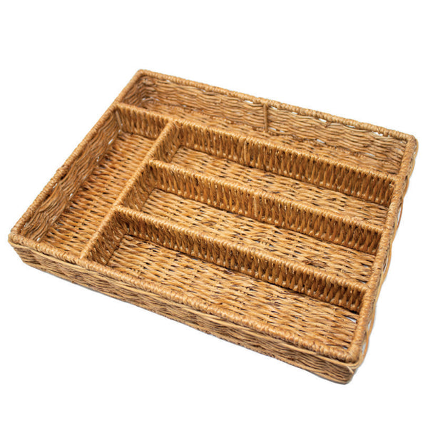 Wicker Cutlery Tray