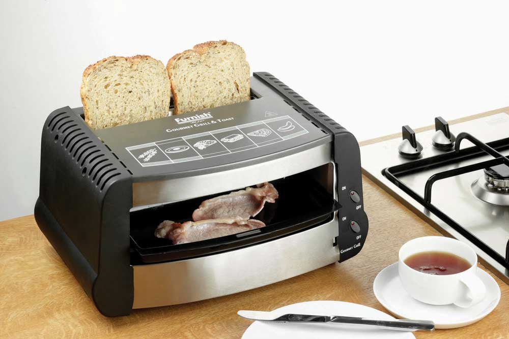 Multi-Use Grill, Toaster & Snack Maker