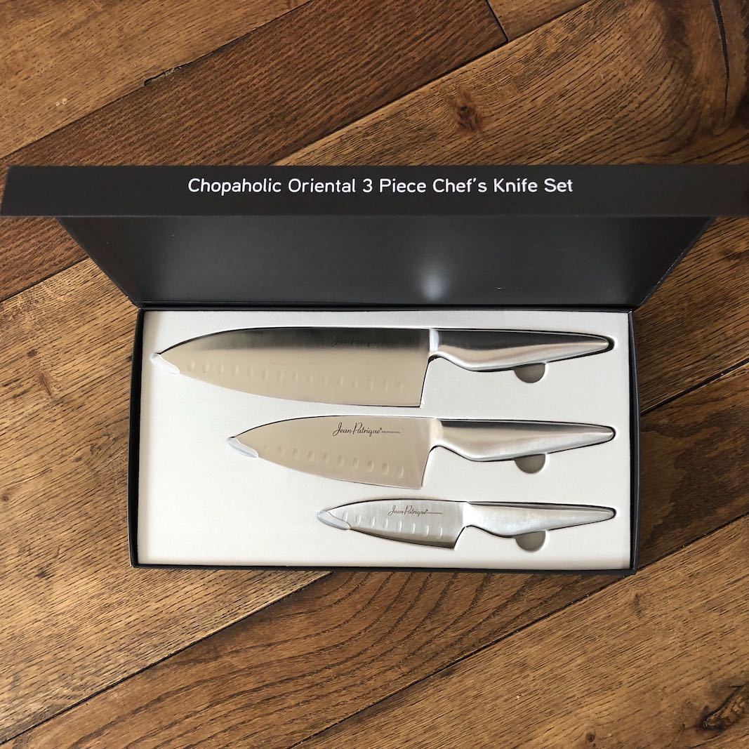 Chopaholic Oriental 3 Piece Chef's Knife Set