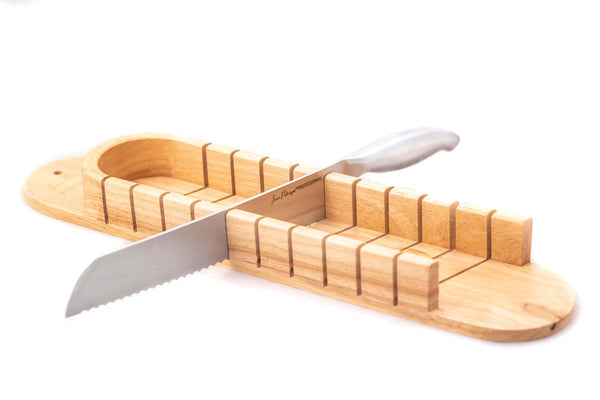 Baguette Bread Slicer & Bread Knife Set