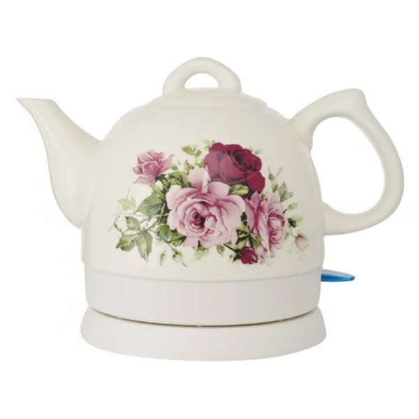 Ceramic Rose Kettle 1